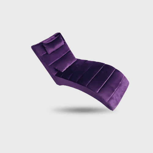 Upholstered Sun Chaise Velvet Color – Royal Comfort Meets Modern Style