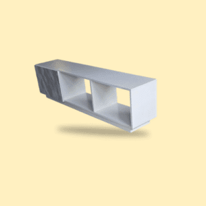 Modern White & Grey TV Cabinet