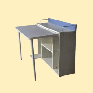 wooden computer desk in Abu Dhabi - A sleek wooden desk perfect for home offices or student study rooms.