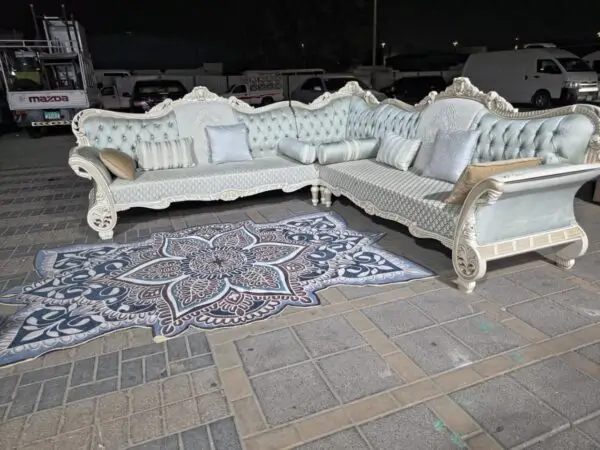 Spacious modern L-Shaped Sofa for family.