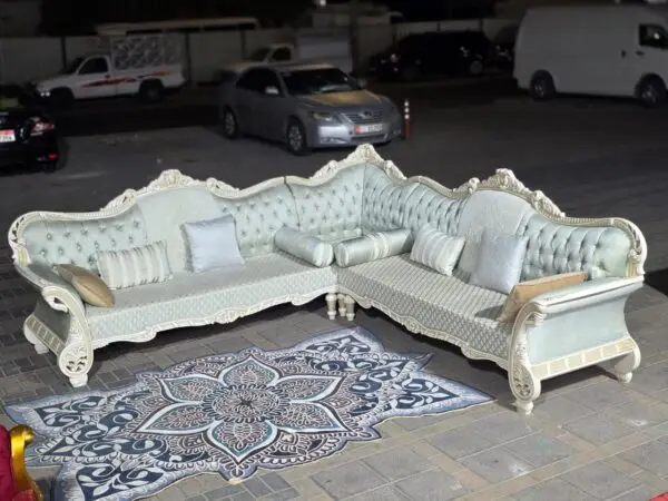 Elegant L-Shaped Sofa in Abu Dhabi