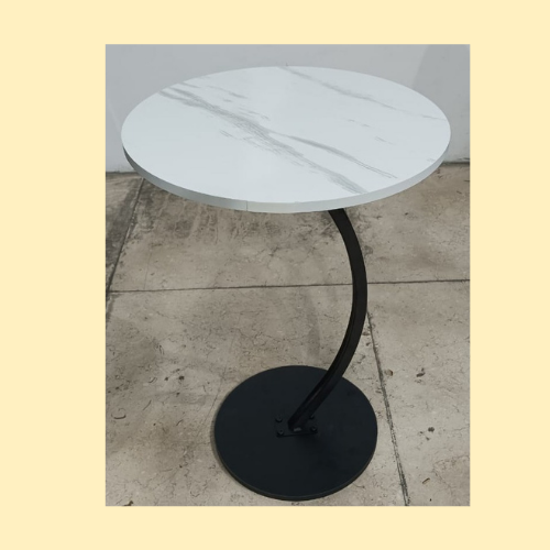 White Round Side Table Abu Dhabi