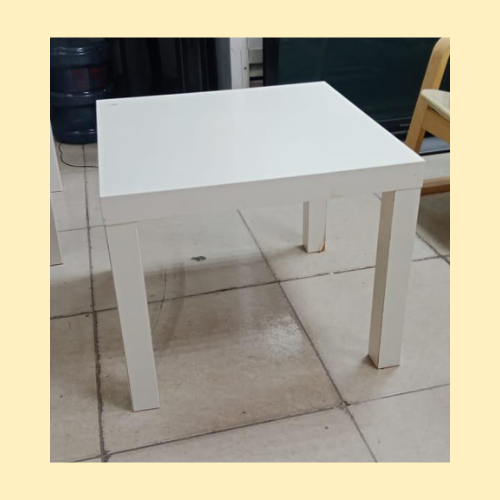 Modern white side table Abu Dhabi for home and office décor