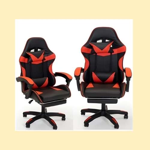Modern office and gaming chair Abu Dhabi with metal base and wheels