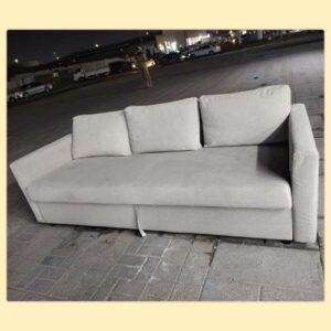 Compact sofa bed with pull-out design – ideal for small rooms in Abu Dhabi