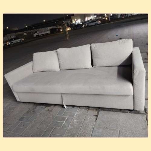 Compact sofa bed with pull-out design – ideal for small rooms in Abu Dhabi