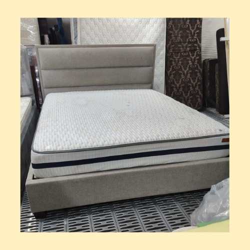 Stylish upholstered Home Centre used bed Abu Dhabi for sale