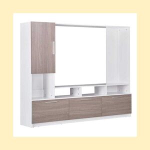 Used modern wall unit for living room in Abu Dhabi apartment