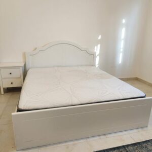 Used Queen Size Bed (150×190 cm) with Mattress in Abu Dhabi
